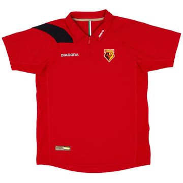 2007-08 Watford Diadora Polo Shirt - 8/10 - (M)