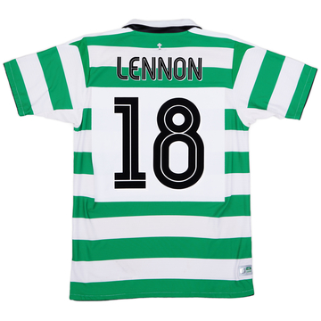 2004-05 Celtic Home Shirt Lennon #18 - 8/10 - (S)
