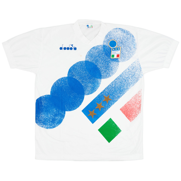 1992-94 Italy Diadora Training Shirt - 4/10 - (XL)