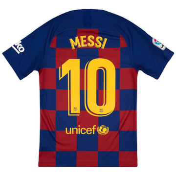 2019-20 Barcelona Home Shirt Messi #10 - 9/10 - (S)