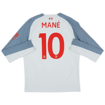 2018-19 Liverpool Third L/S Shirt Mane #10 - 6/10 - (S)