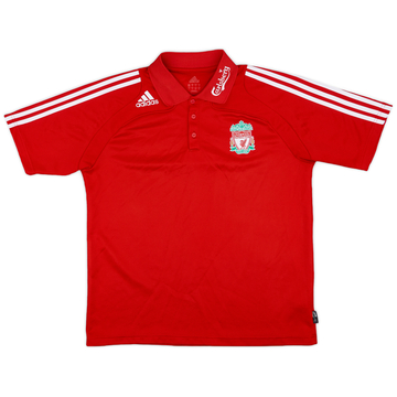 2008-09 Liverpool adidas Polo Shirt - 8/10 - (L/XL)