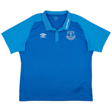 2017-18 Everton Umbro Polo Shirt - 8/10 - (XXL)