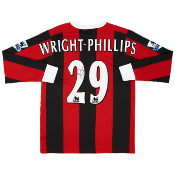 2004-05 Manchester City Match Issue Signed Away Shirt Wright-Phillips #29