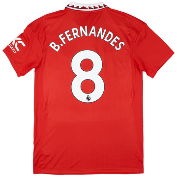 2022-23 Manchester United Home Shirt B.Fernandes #8 - 7/10 - (S)