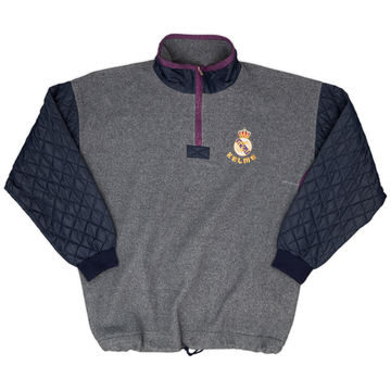 1996-97 Real Madrid Kelme Fleece 1/4 Zip Top - 8/10 - (XXL)