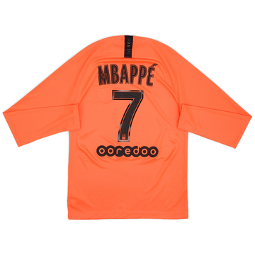 2019-20 Paris Saint-Germain Away L/S Shirt Mbappe #7 (S)