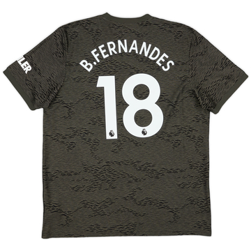 2020-21 Manchester United Away Shirt B.Fernandes #18 - 6/10 - (XL)