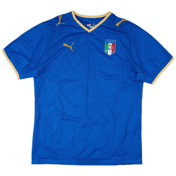 2007-08 Italy Home Shirt - 8/10 - (L)