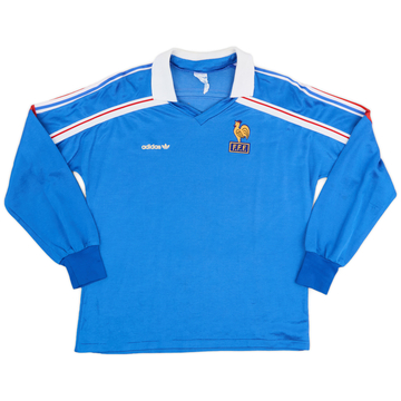 1985-90 France Home L/S Shirt - 8/10 - (S)