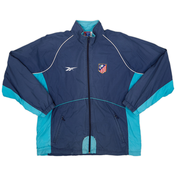 2000-01 Atletico Madrid Reebok Track Jacket - 6/10 - (M)