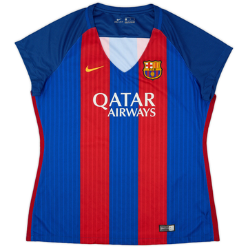 2016-17 Barcelona Home Shirt - 9/10 - (Women's XL)