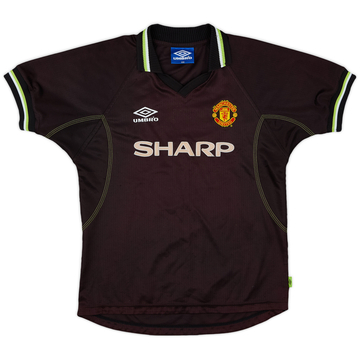 1998-99 Manchester United Third Shirt - 5/10 - (L.Boys)