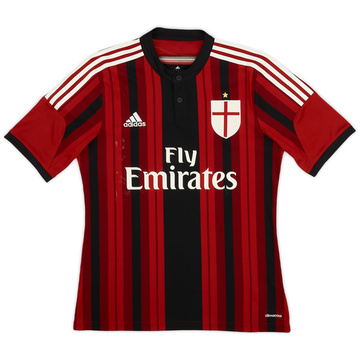 2014-15 AC Milan Home Shirt - 6/10 - (M)