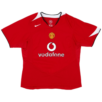 2004-06 Manchester United Home Shirt - 7/10 - (Women's L)