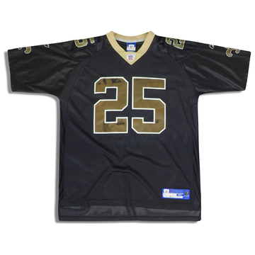2006 New Orleans Saints Bush #25 Reebok On Field Jersey (Home) XL