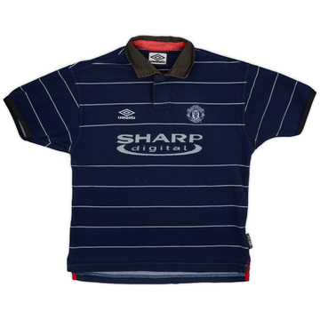 1999-00 Manchester United Away Shirt - 7/10 - (M.Boys)