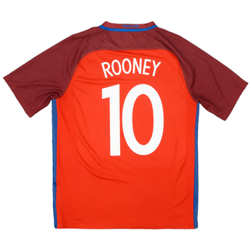 2016-17 England Away Shirt Rooney #10 - 5/10 - (L)