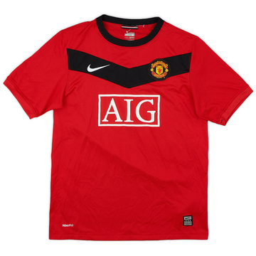2009-10 Manchester United Home Shirt - 7/10 - (L.Boys)