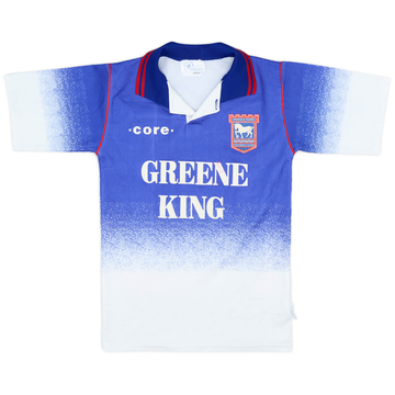 1995-97 Ipswich Home Shirt #4 - 6/10 - (L.Boys)