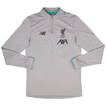 2019-20 Liverpool New Balance 1/4 Zip Drill Top - 9/10 - (S)