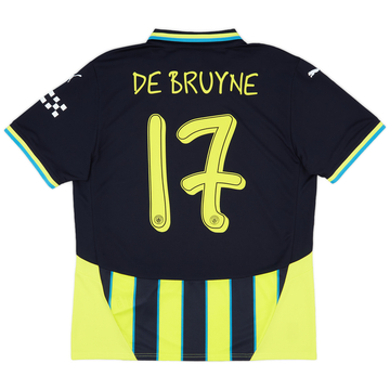 2024-25 Manchester City Away Shirt De Bruyne #17