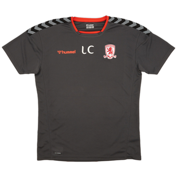 2020-21 MIddlesbrough Staff Issue Hummel Training Shirt "LC" - 9/10 - (L)