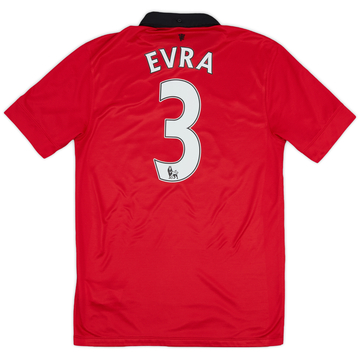 2013-14 Manchester United Home Shirt Evra #3 - 9/10 - (S)