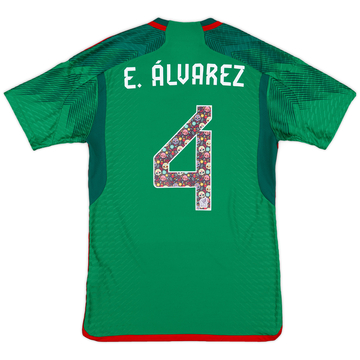 2022-23 Mexico Special Edition Authentic Home Shirt E.Alvarez #4