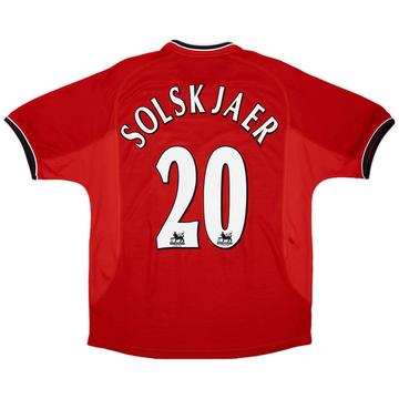 2000-02 Manchester United Home Shirt Solskjaer #20