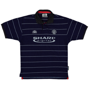 1999-00 Manchester United Away Shirt - 9/10 - (M.Boys)