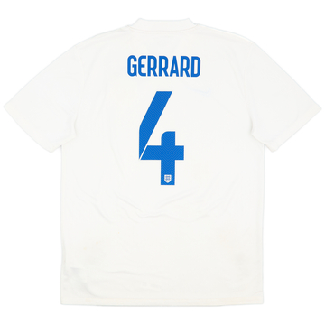 2014-15 England Home Shirt Gerrard #4 - 6/10 - (L)