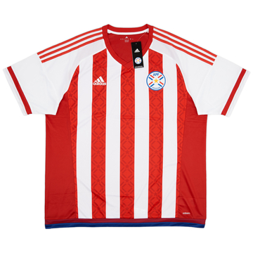 2015 Paraguay Player Issue Copa America Home Shirt (XXL)