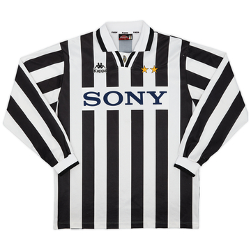 1995-97 Juventus Home L/S Shirt #9 - 6/10 - (XL)