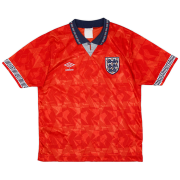1990-93 England Away Shirt - 8/10 - (Y)