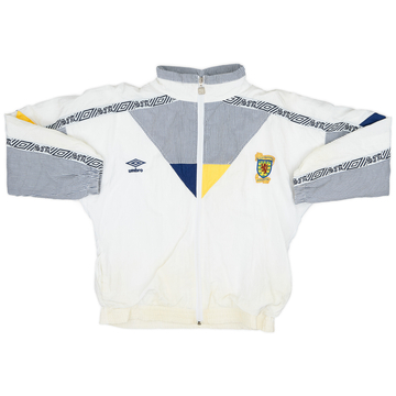 1990-92 Scotland Umbro Track Jacket - 7/10 - (L.Boys)
