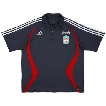 2006-07 Liverpool adidas Polo Shirt - 7/10 - (L)