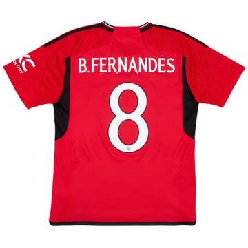 2023-24 Manchester United Home Shirt B.Fernandes #8 - 7/10 - (M)