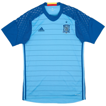 2016-17 Spain GK Home S/S Shirt - 8/10 - (M)