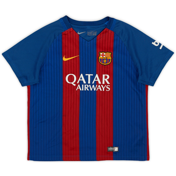 2016-17 Barcelona Home Shirt - 8/10 - (6-7 Years)