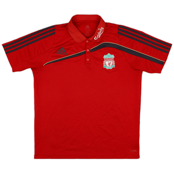 2009-10 Liverpool adidas Polo Shirt - 8/10 - (L)