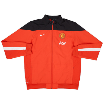 2013-14 Manchester United Nike Track Jacket - 8/10 - (XL.Boys)