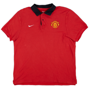 2012-13 Manchester United Nike Polo Shirt - 8/10 - (XL)