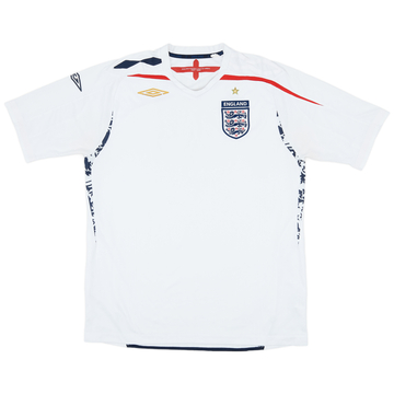 2007-09 England Home Shirt - 5/10 - (L)