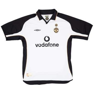 2001-02 Manchester United Match Issue Centenary Away Shirt #6