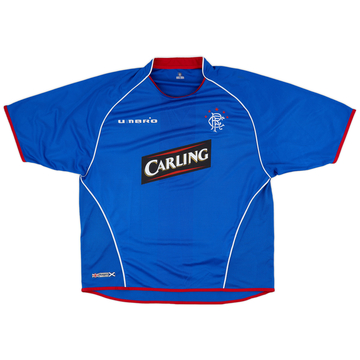 2005-06 Rangers Home Shirt - 5/10 - (XL)