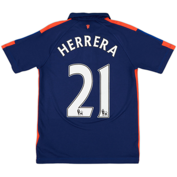 2014-15 Manchester United Third Shirt Herrera #21 - 8/10 - (L.Boys)