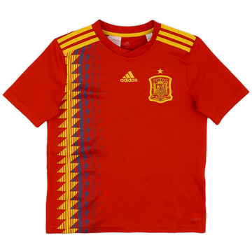 2018-19 Spain Home Shirt - 8/10 - (M.Boys)