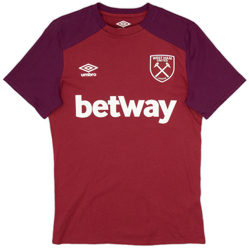 2019-20 West Ham Umbro Training Shirt - 8/10 - (S)