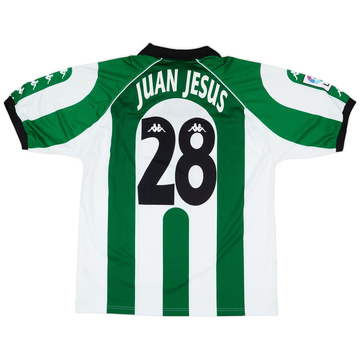 1998-99 Real Betis Match Issue Home Shirt Juan Jesus #28